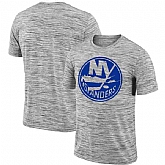 New York Islanders 2018 Heathered Black Sideline Legend Velocity Travel Performance T-Shirt,baseball caps,new era cap wholesale,wholesale hats